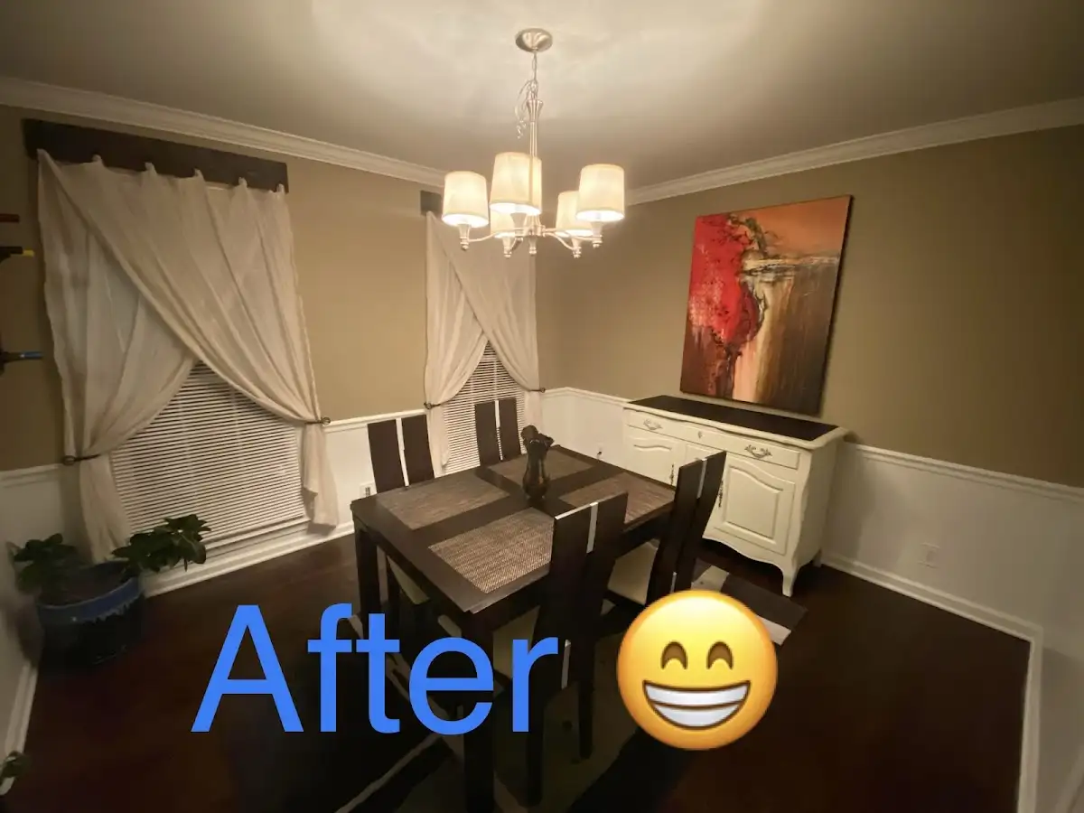 Professional dining room restoration after water damage in Carlyss